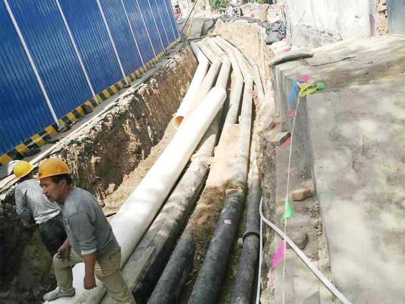 6老城区供热管网施工